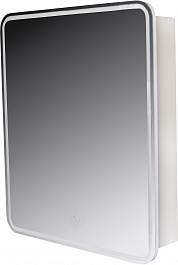 Style Line Зеркальный шкаф Каре 55 L с подсветкой – фотография-2